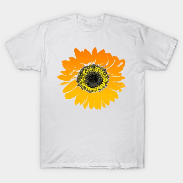 Sunflower Shirt T-Shirt by Stasia